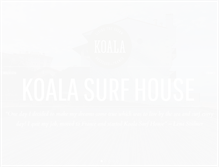 Tablet Screenshot of koala-surf.com